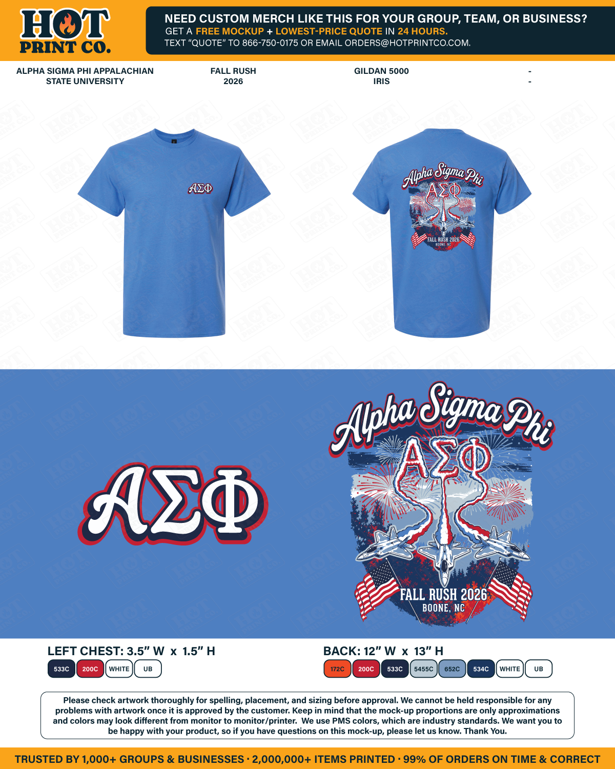 Alpha Sigma Phi Appalachian State University Fall Rush 2026 Full Mockup