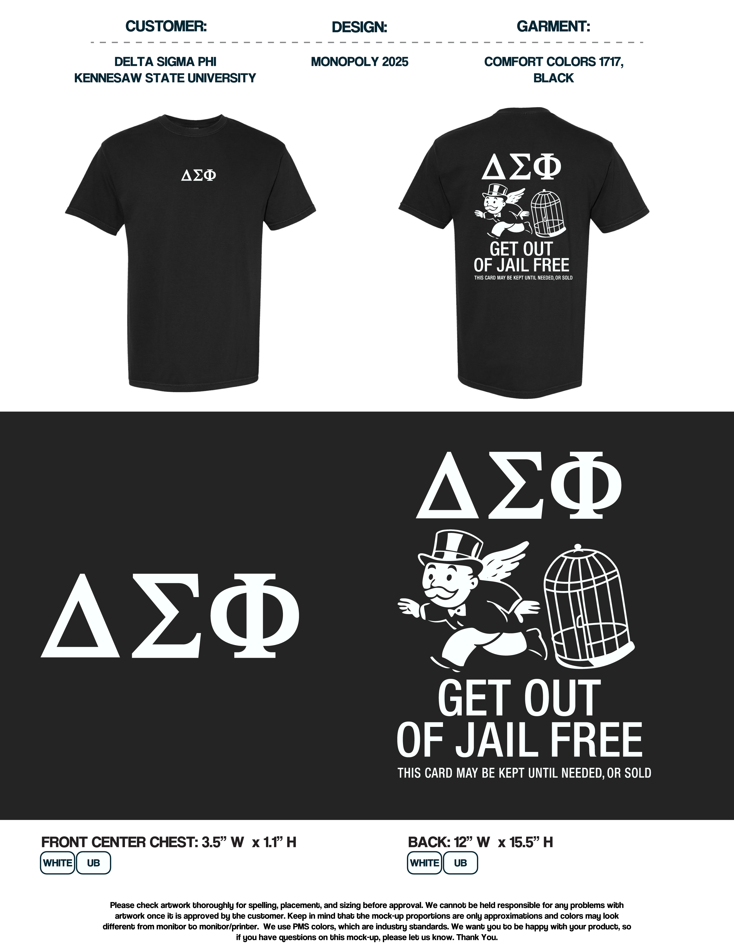 Delta Sigma Phi Kennesaw State University Monopoly 2025