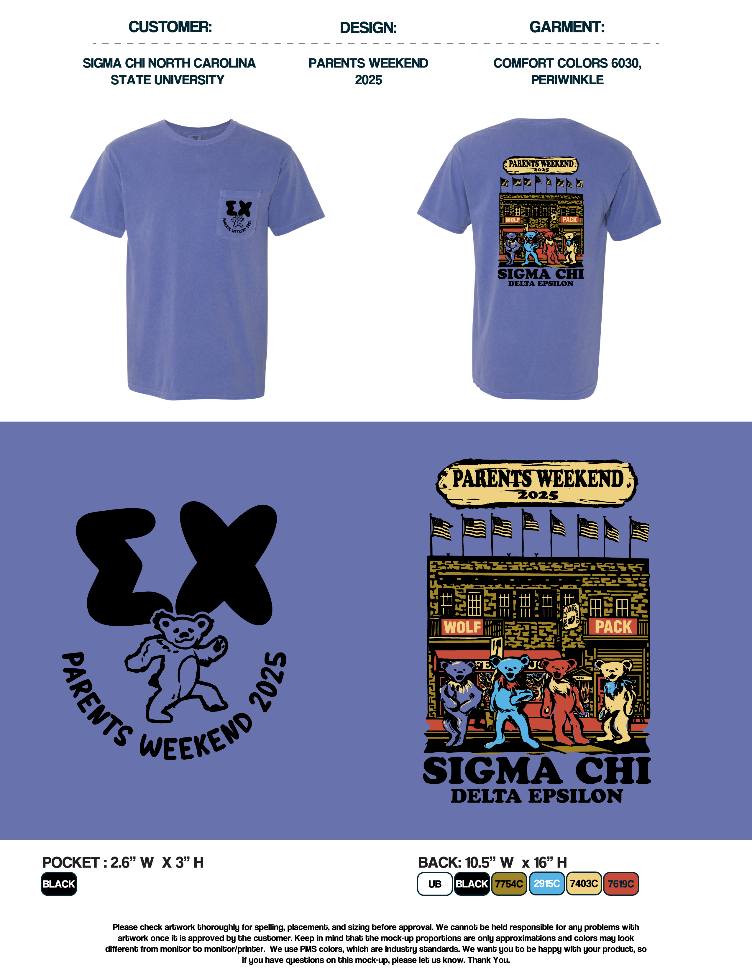 Sigma Chi North Carolina State University Parents Weekend 2025