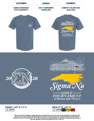 Sigma Nu Michigan State University Golf Tournament Spring 2026