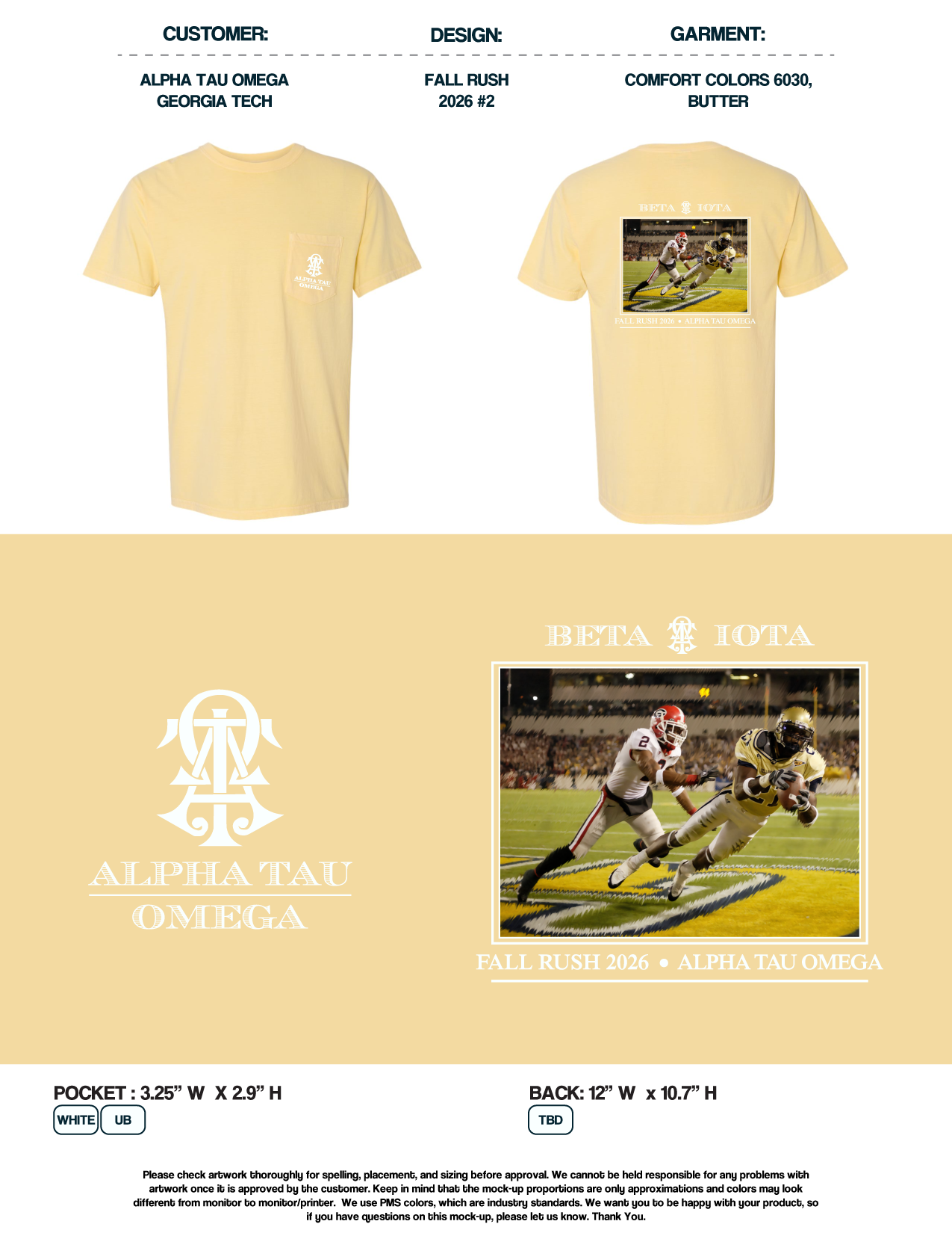 Alpha Tau Omega Georgia Tech Fall Rush 2026 - Butter