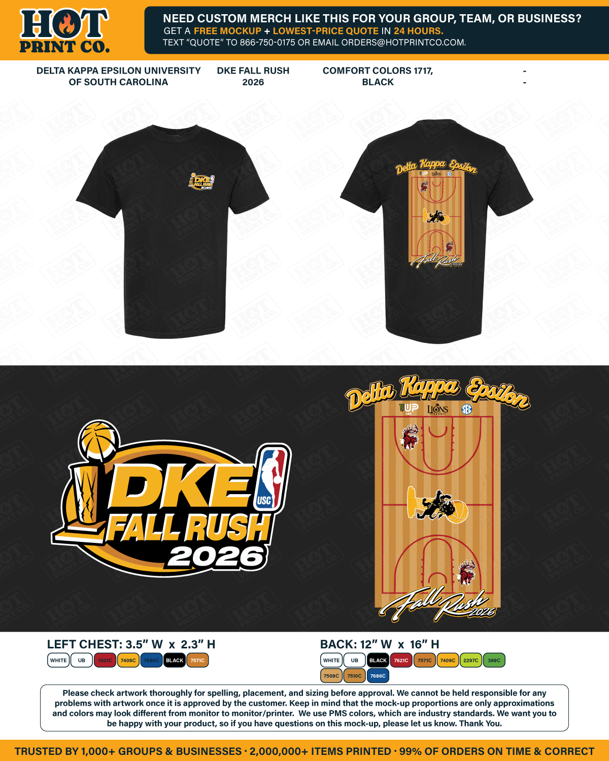 DKE Fall Rush 2026 - Black