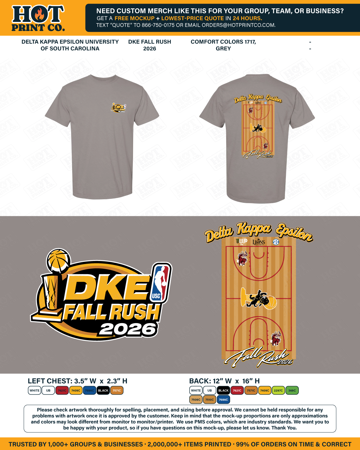 DKE Fall Rush 2026 - Grey