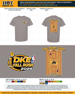 DKE Fall Rush 2026 - Grey
