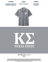 Kappa Sigma Texas State University-San Marcos Embroidered Polos 2025