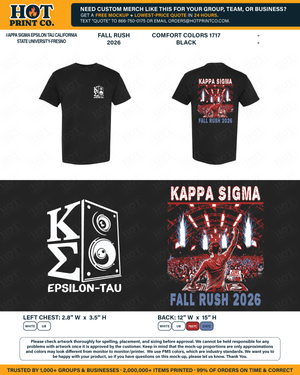 Kappa Sigma Epsilon Tau California State University-Fresno Fall Rush 2026