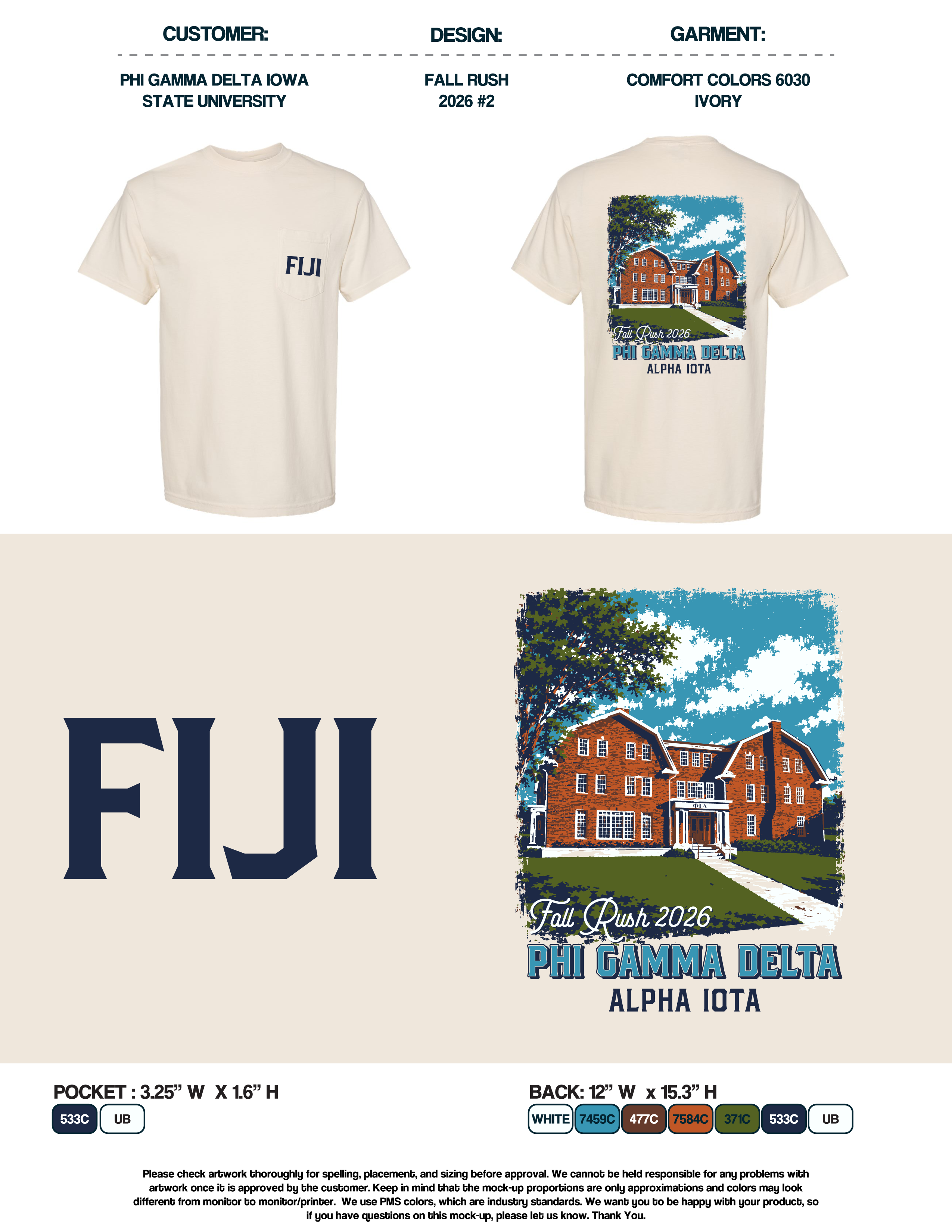 Phi Gamma Delta Iowa State University Fall Rush 2026