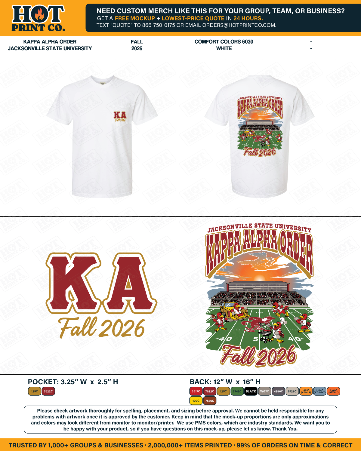 Kappa Alpha Order Jacksonville State University Fall 2026