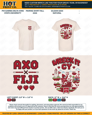 Phi Gamma Delta Iowa State University Pairing Shirt Fall 2026