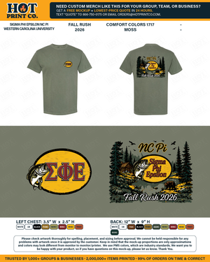 Sigma Phi Epsilon NC Pi Western Carolina University Fall Rush 2026 Mockup